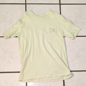 Vineyard Vines Yellow Short Sleeve Tee